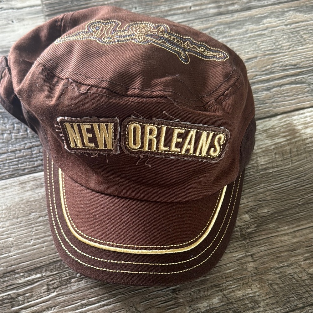 SASLAN High Quality
Premium Headwear Brown New Orleans Cap